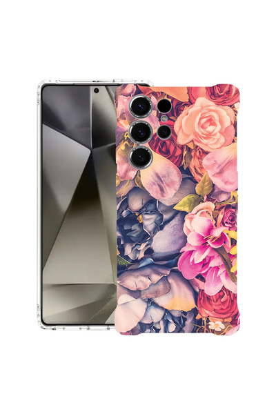 bestcase Αντικραδασμική θήκη πλάτης για Samsung Galaxy S25 Ultra, Floral, 196...