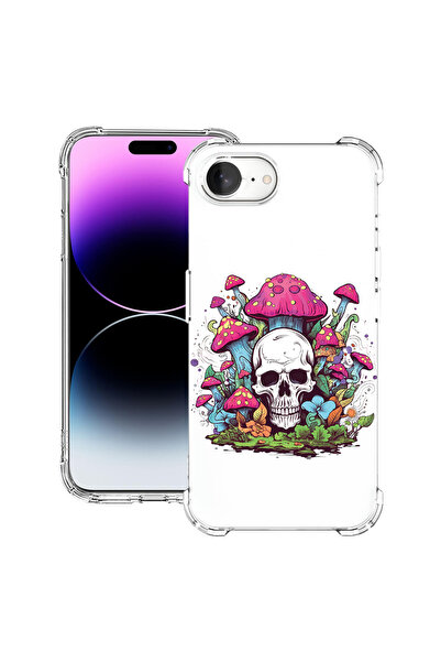bestcase Carcasă spate antișoc pentru Apple iPhone 16e, Dream Colors - Craniu...