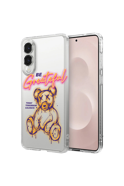 bestcase Carcasă spate antișoc pentru Samsung Galaxy S25 Edge, Teddy Bear - B...
