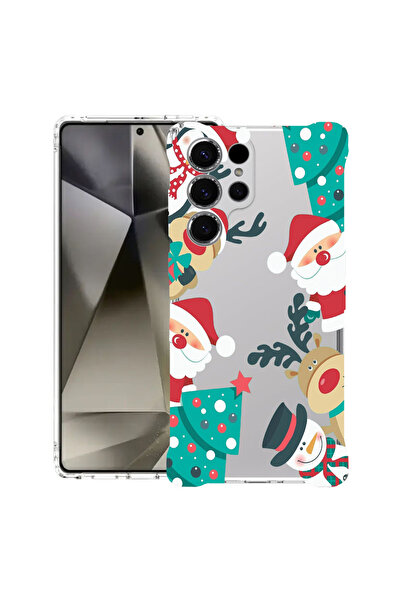 bestcase Αντικραδασμική θήκη πλάτης για Samsung Galaxy S25 Ultra, Χριστούγενν...