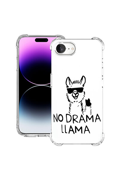 bestcase Удароустойчив калъф за Apple iPhone 16e, No Drama LLama, 1988231 AS ...