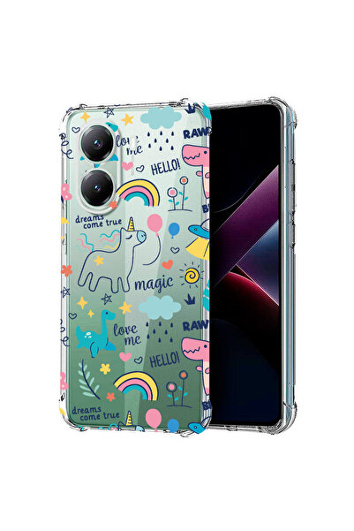 bestcase Carcasă spate antișoc pentru Poco X7 Pro 5G, Unicorn - Dreams Comes ...