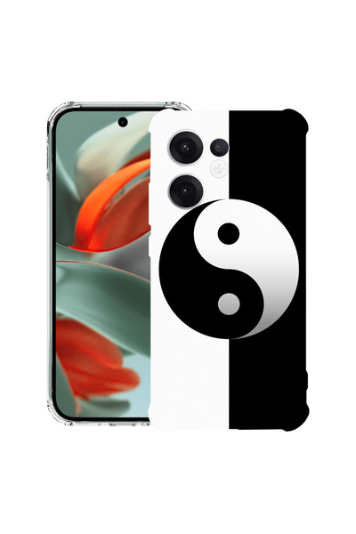 bestcase Carcasă spate antișoc pentru OPPO Reno13 F 5G, Yin Yang, 1988247 AS ...