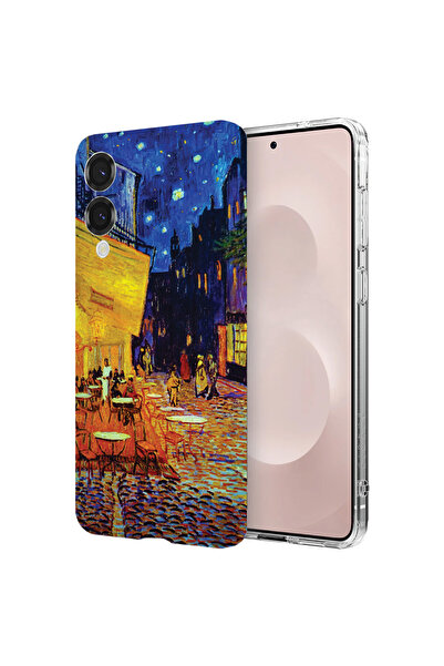 bestcase Husă spate antișoc pentru Samsung Galaxy S25 Edge, Terasa Van Gogh C...