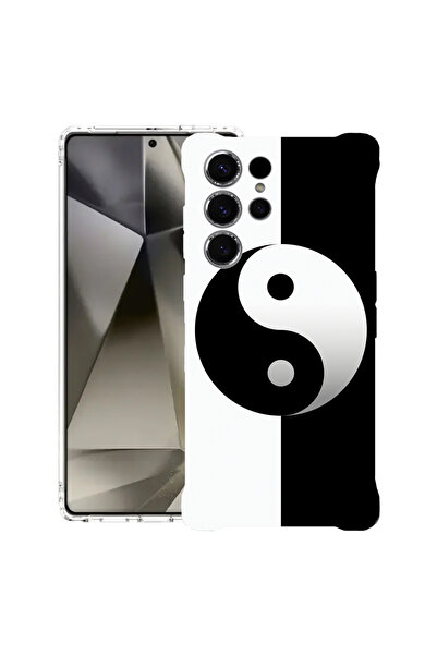 bestcase Αντικραδασμική θήκη πλάτης για Samsung Galaxy S25 Ultra, Yin Yang, 1...