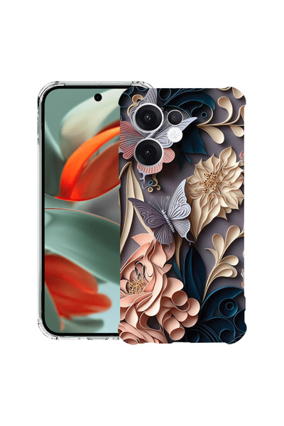 bestcase Carcasă spate antișoc pentru OPPO Reno13 F 5G, Butterfly, 1988247 AS...