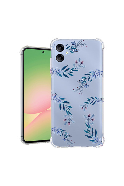bestcase Αντικραδασμική θήκη πίσω μέρους για Samsung Galaxy A06 4G, μπλε λουλ...