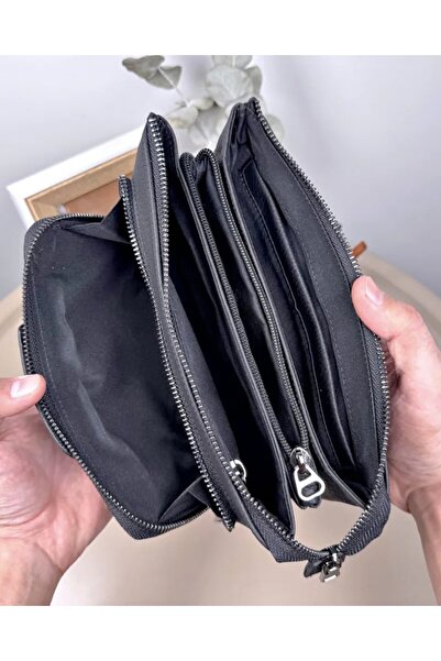 Fil Deri Genuine Leather Zippered Men's Handbag with Grip Strap 2113