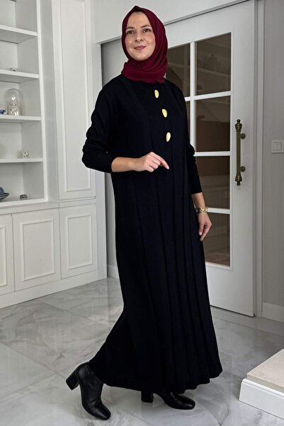 Rabia Şamlı Φόρεμα Πλεκτό Μαύρο