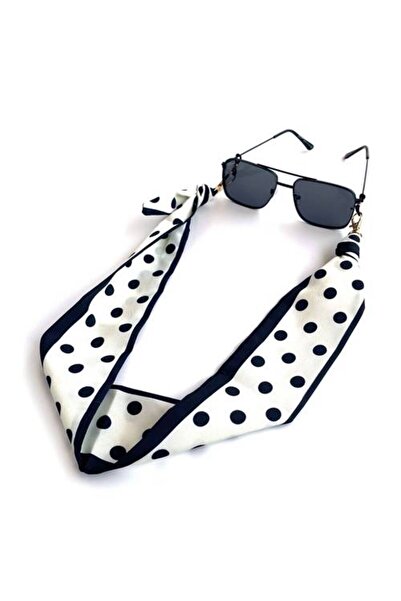 KESNUP Αλυσίδα γυαλιών με σχέδιο πουά και φουλάρι