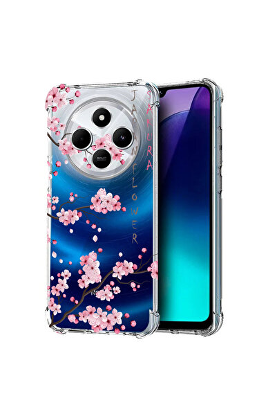 bestcase Carcasă spate antișoc pentru Poco C75 / Redmi 14C / A4, Cherry Bloss...