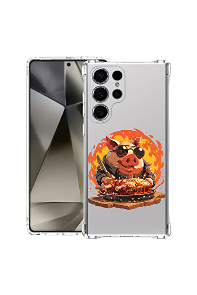bestcase Αντικραδασμική θήκη πίσω μέρους για Samsung Galaxy S25 Ultra, Pig's ...