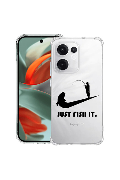 bestcase Αντικραδασμική πίσω θήκη για OPPO Reno13 F 5G, Just Fish It, 1988247...