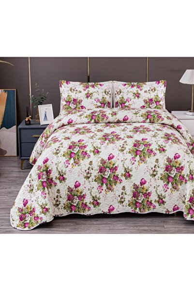 CHIRASO Microfiber Quilted Duvet Set, 2-Sided, 3-Piece, Duvet Cover 220x240cm, 2 Pillowcases