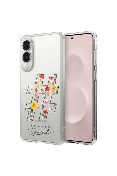 bestcase Αντικραδασμική θήκη πλάτης για Samsung Galaxy S25 Edge, Hashtag, 198...