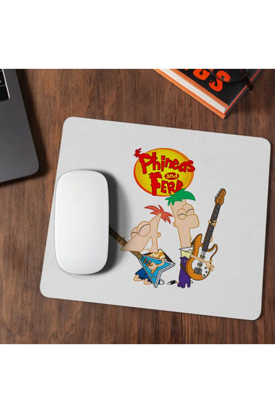 OEM Mousepad Phineas and Ferb Guitar Band
