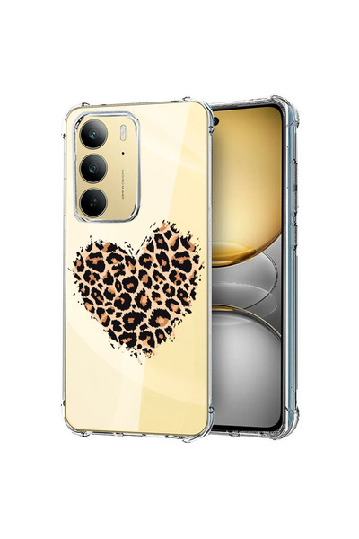 bestcase Carcasă spate antișoc pentru Realme C75, inimă de leopard, 1988296 A...