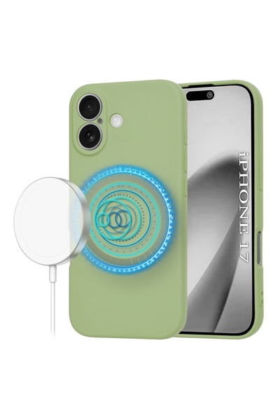 SKYDDAR INNOVATION Husă pentru iPhone 17, din silicon catifelat, SoftFlex Mag...