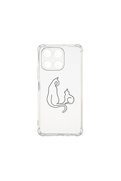 bestcase Carcasă spate antișoc pentru Honor 200 Smart, pisică abstractă, 1925...