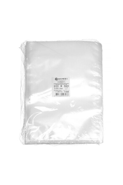 HENDI Pungi vidate cu relief 200x300mm, Hendi, pachet de 100