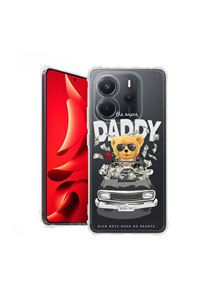 bestcase Carcasă spate antișoc pentru Xiaomi Redmi Note 14 4G, Daddy Teddy Be...