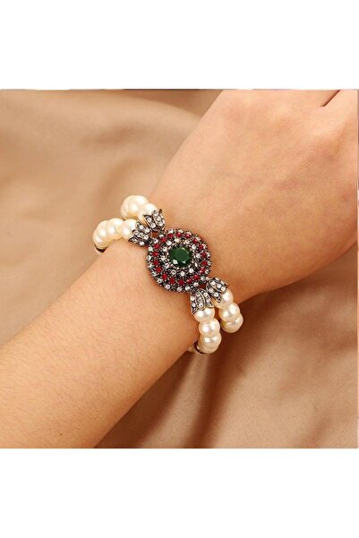 Pursehuit Brățară cu perle și pietre Karoline C1