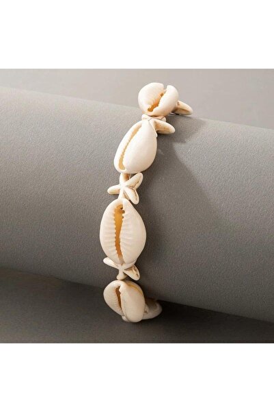 Pursehuit Brățară culoare argintie, cu scoici, Chrestina C2