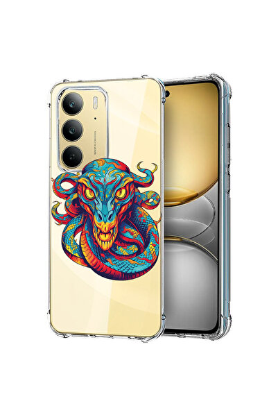 bestcase Carcasă spate antișoc pentru Realme 14x 5G, Dream Colors Dragon, 198...
