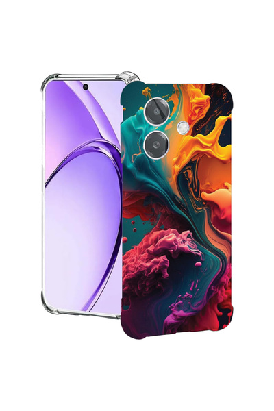 bestcase Carcasă spate antișoc pentru Oppo A60 5G / A40 / A40M, culori lichid...