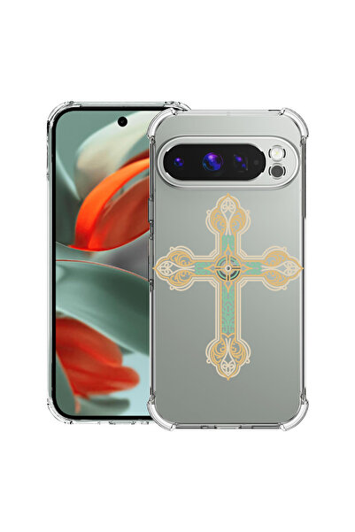 bestcase Carcasă spate antișoc pentru Google Pixel 9 Pro XL, Cross, 1946015 A...