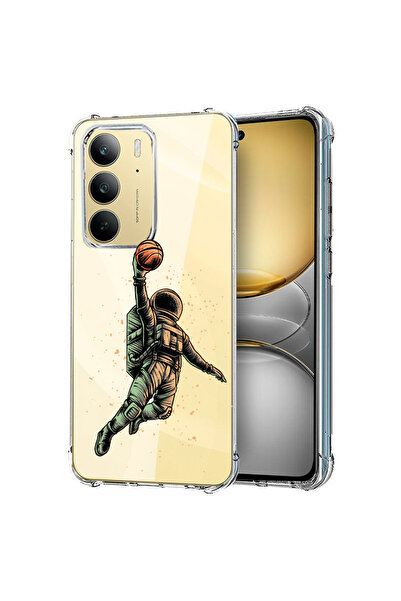 bestcase Carcasă spate antișoc pentru Realme 14x 5G, model baschet astronaut, 1988297 AS 1003