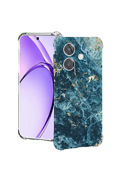 bestcase Carcasă spate antișoc pentru Oppo A60 5G / A40 / A40M, marmură - ver...
