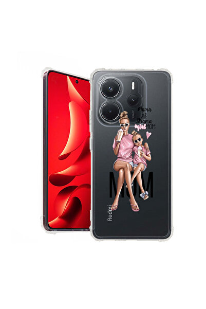 bestcase Carcasă spate antișoc pentru Xiaomi Redmi Note 14 4G, Girl Mom Mama ...