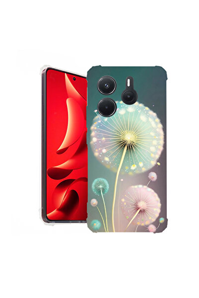 bestcase Carcasă spate antișoc pentru Xiaomi Redmi Note 14 4G, păpădie verde,...
