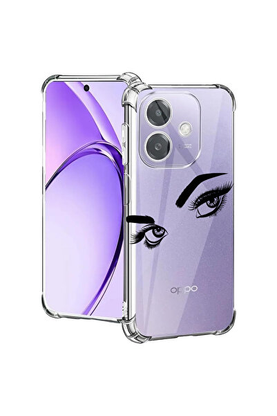 bestcase Carcasă spate antișoc pentru Oppo A60 5G / A40 / A40M, ochi atrăgăto...