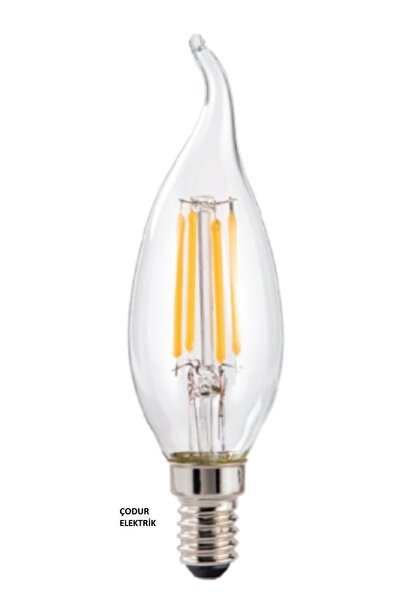 Osaka Light 6w E14 Duylu 2700k Sarı Işık Flemanlı Led Kıvrık Buji Mum Ampul 780lm E Enerji Sınıfı