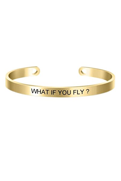 Pursehuit Ρυθμιζόμενο βραχιόλι, χρυσό, χαραγμένο Τι γίνεται αν πετάξετε C1