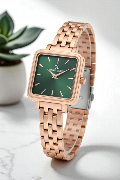 Daniel Klein Women's Wristwatch, Steel Band&Case+Bracelet Gift Rose Zmdk1200