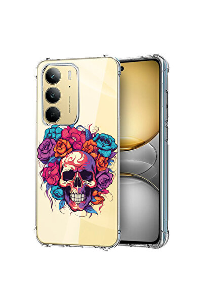 bestcase Αντικραδασμική πίσω θήκη για Realme 14x 5G, Dream Colors - Skull and...