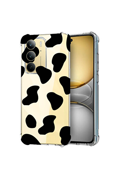bestcase Carcasă spate antișoc pentru Realme 14x 5G, Black Cow, 1988297 AS 784