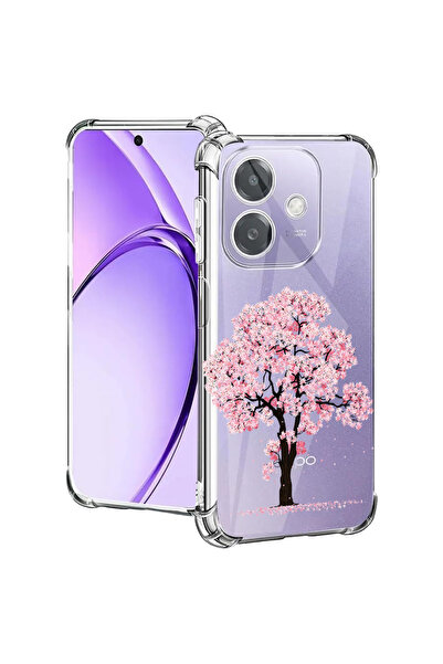 bestcase Carcasă spate antișoc pentru Oppo A60 5G / A40 / A40M, flori de cire...