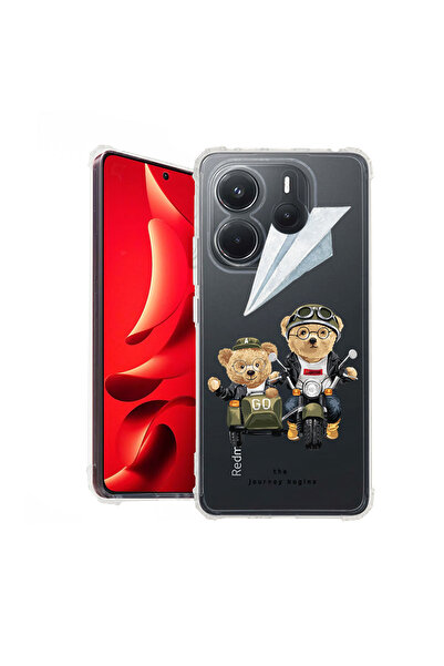 bestcase Carcasă spate antișoc pentru Xiaomi Redmi Note 14 4G, Teddy On The R...