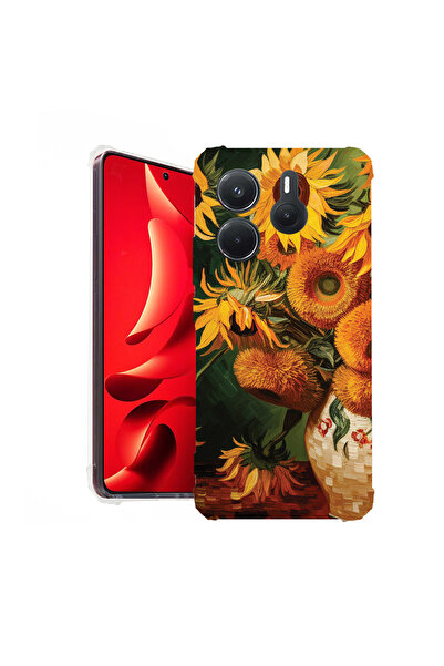 bestcase Carcasă spate antișoc pentru Xiaomi Redmi Note 14 5G, pictură floare...