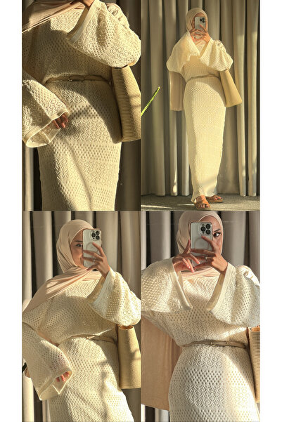 Butik Ajur Elbise Yeni Tesettür