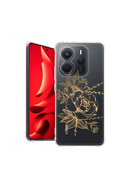 bestcase Carcasă spate antișoc pentru Xiaomi Redmi Note 14 4G, roz auriu, 193...