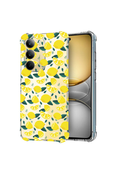 bestcase Carcasă spate antișoc pentru Realme 14x 5G, model lămâie, 1988297 AS...
