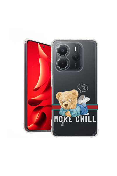 bestcase Carcasă spate antișoc pentru Xiaomi Redmi Note 14 4G, More Chill Ted...