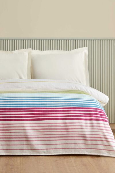 Karaca Home Elvis Multicolor Single Pique - 100% βαμβακερό διπλό