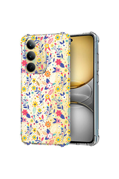 bestcase Carcasă spate antișoc pentru Realme C75, model floral, 1988296 AS 955