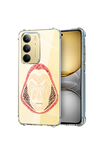 bestcase Carcasă spate antișoc pentru Realme C75, caligrafie Money Heist, 198...